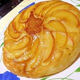 フライパンで作るハニーアップルケーキ